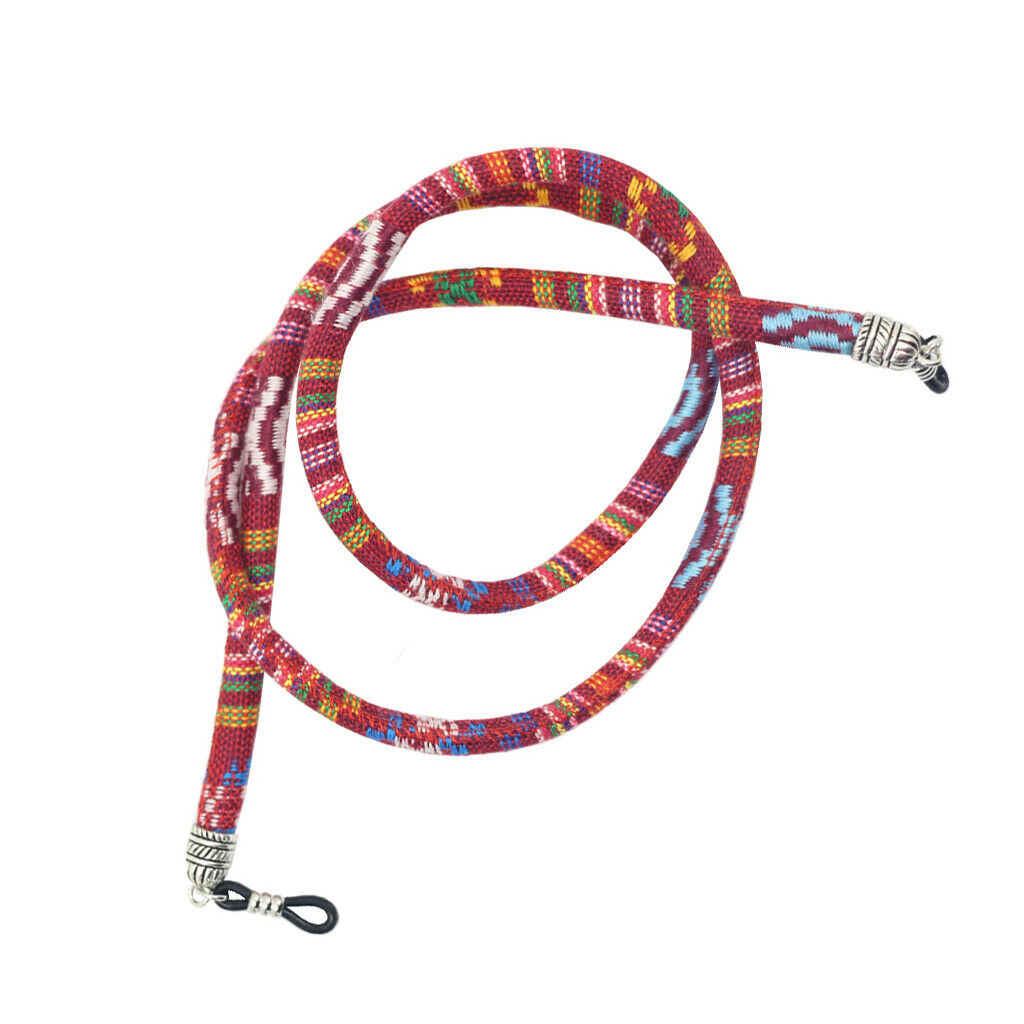 2pcs Ethnic Cords 6mm Anti Slip Eyeglass Sunglasses Cord Neck Strings