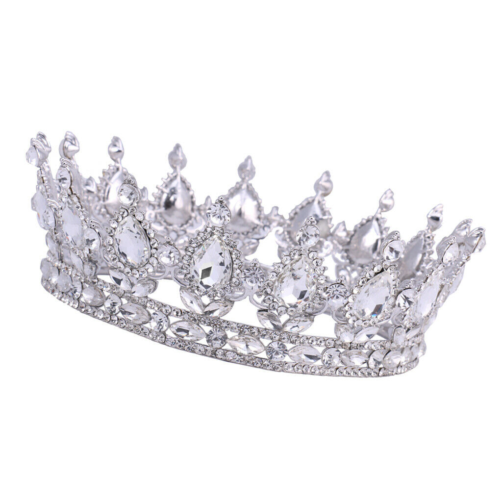 Sparking Full Crystal Wedding Bridal Hair Tiara Crown Headband Hair Jewelry