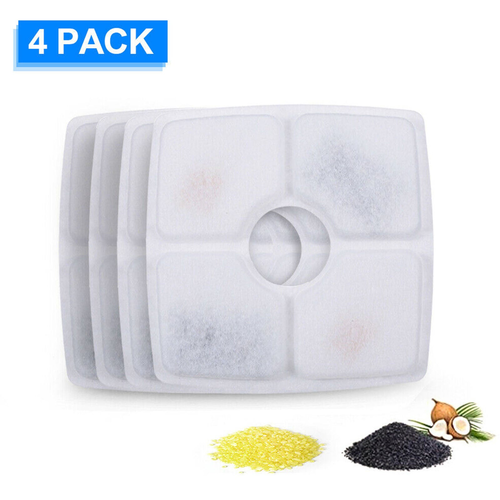 Cat Water Fountain Filters Replacement Filters for Pet Flower Veken