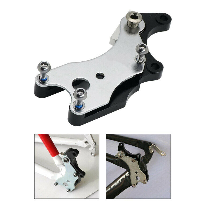 Bike Disc Brake Adapter Sturdy Caliper Bracket Seat Refit For 160mm Disc Rotors