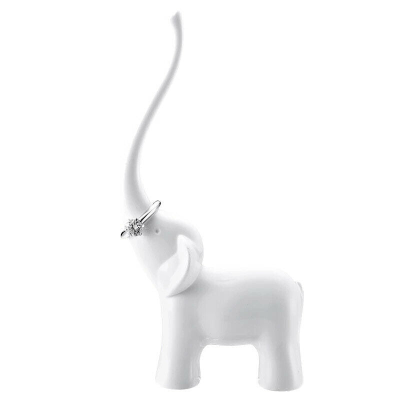 Display Stand Jewelry Elephant Storage Bag Melamine Stand Pendant DecoratioX7E9