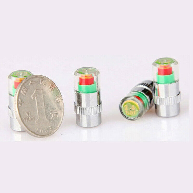 Automotive Alert Tire Pressure Cap Valve Nozzle Tire Pressure Gauge MonitorBDAU
