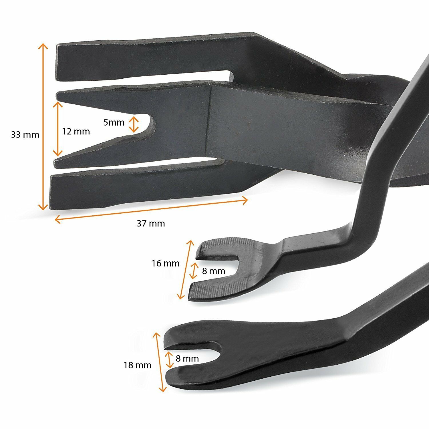 3 Pcs/Set Car Door Trim Rivets Clips Plier & Fastener Remover Puller Tool Combo
