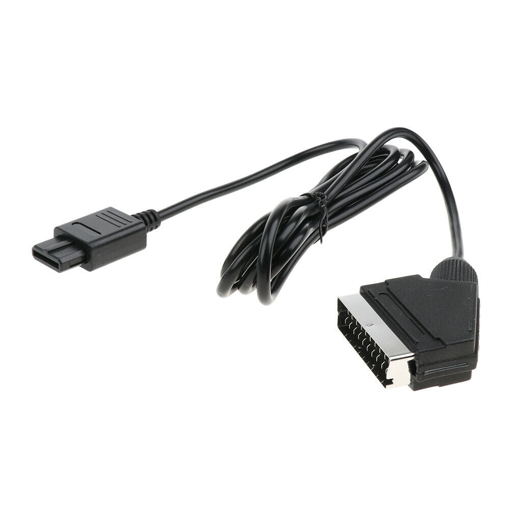 6FT RGB Scart Cable AV Video Cable for SNES GameCube N64 NGC