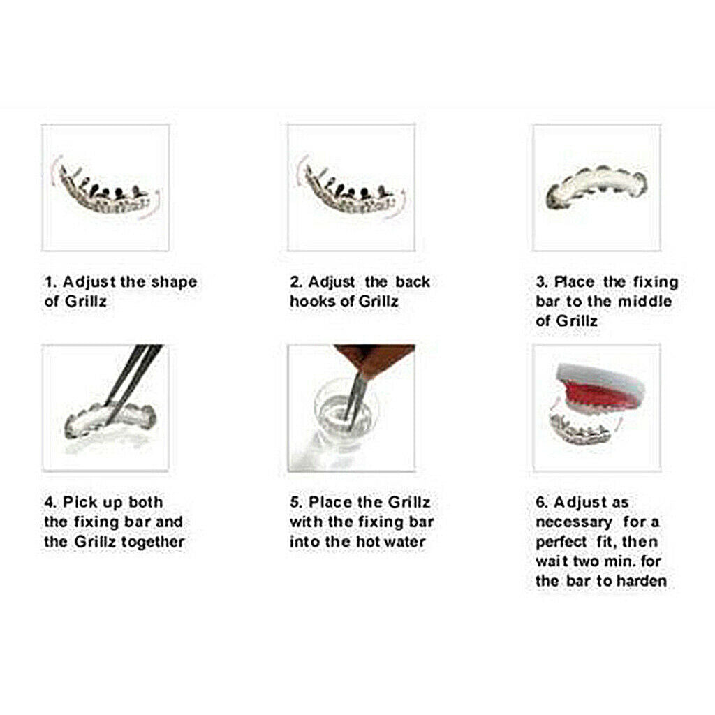 Copper Hip Hop Teeth Grills Vampire Teeth Grill   Jewelry Golden Top