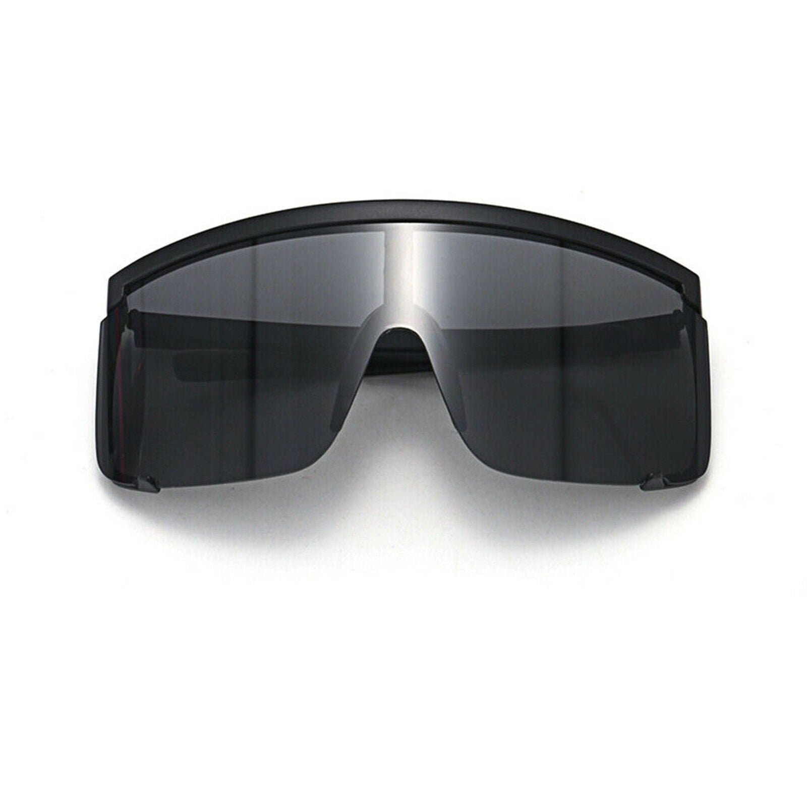 Oversized Mirrored Shield Sunglasses Outdoor Sport Protection Goggles UV Glasses