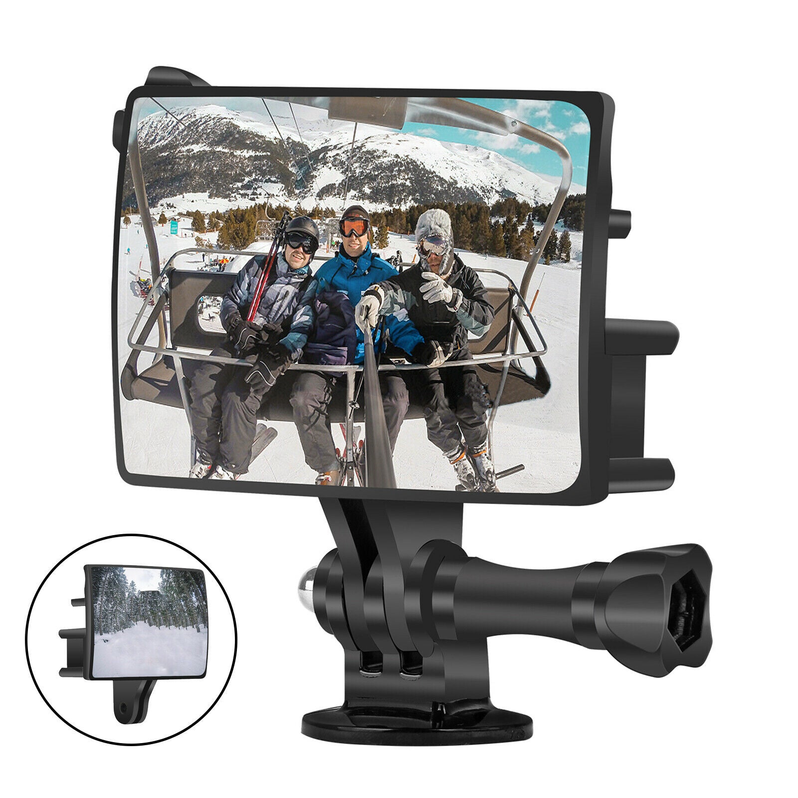 Vlog Selfie Flip Mirror Set for Gopro 9/8/7/6/5 Accessory Universal Compact