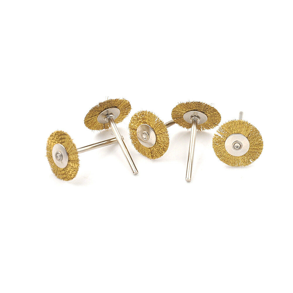 5Pcs 25mm Polishing Brush Wire Wheel Brushes for Drill Rotary Tool DD