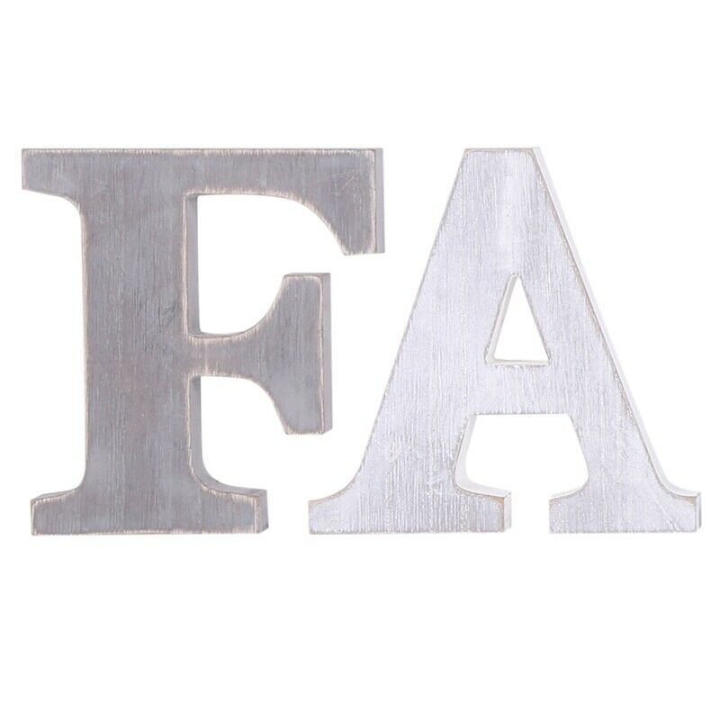 "Family" Decorative Wooden Letters Large Wood for Wall Decor in Rustic Wood CoB3