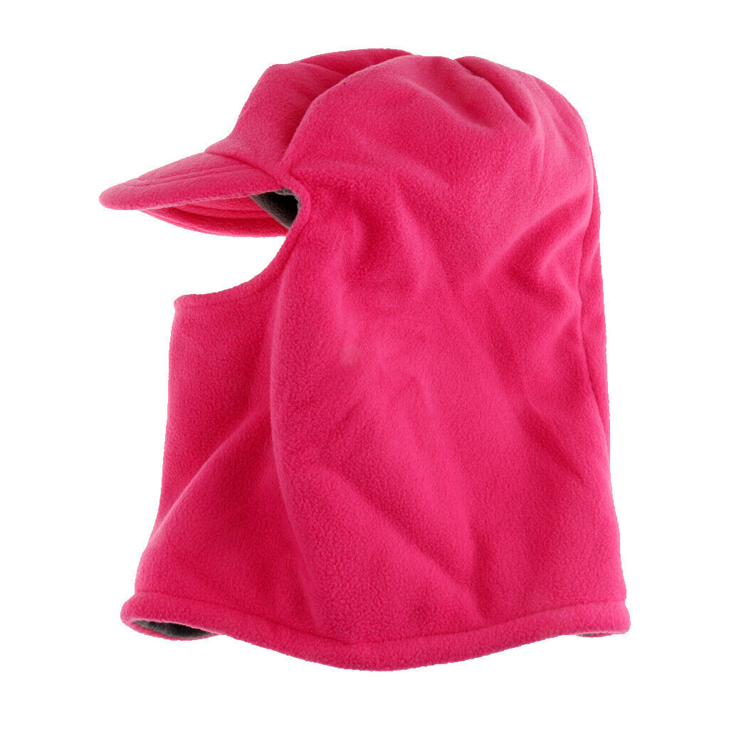 Outdoor warm hat Waterproof cycling   Wind ski head   Rose red