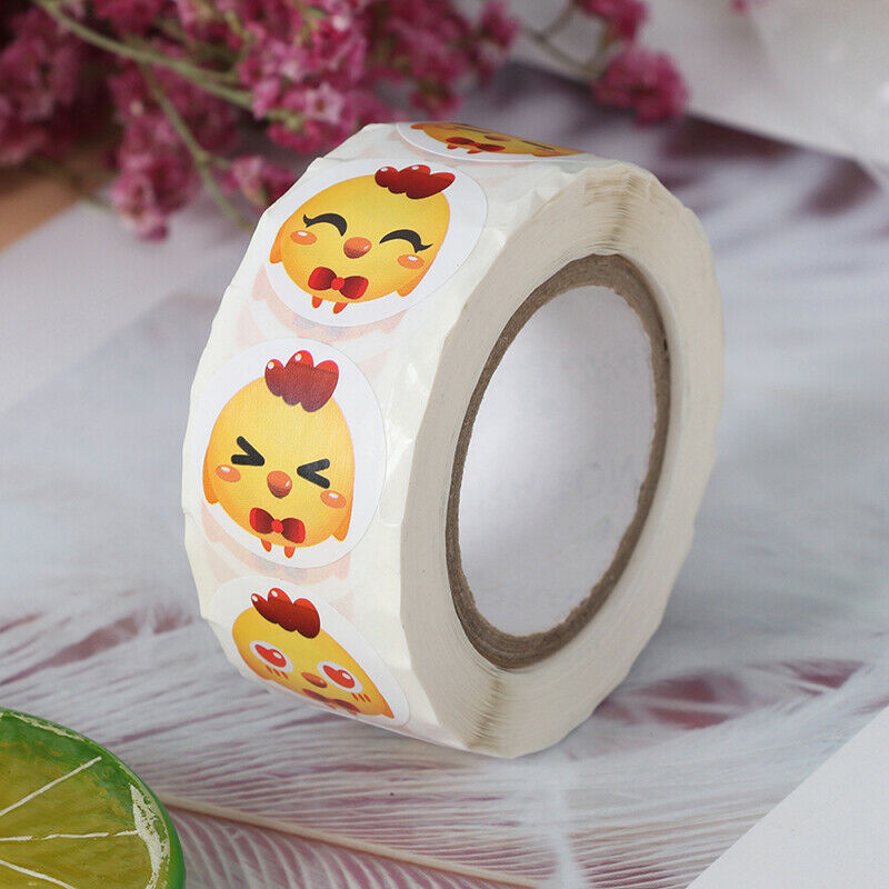 500pcs/roll chicken Thank You Stickers Packaging Stickers stationery stic.l8