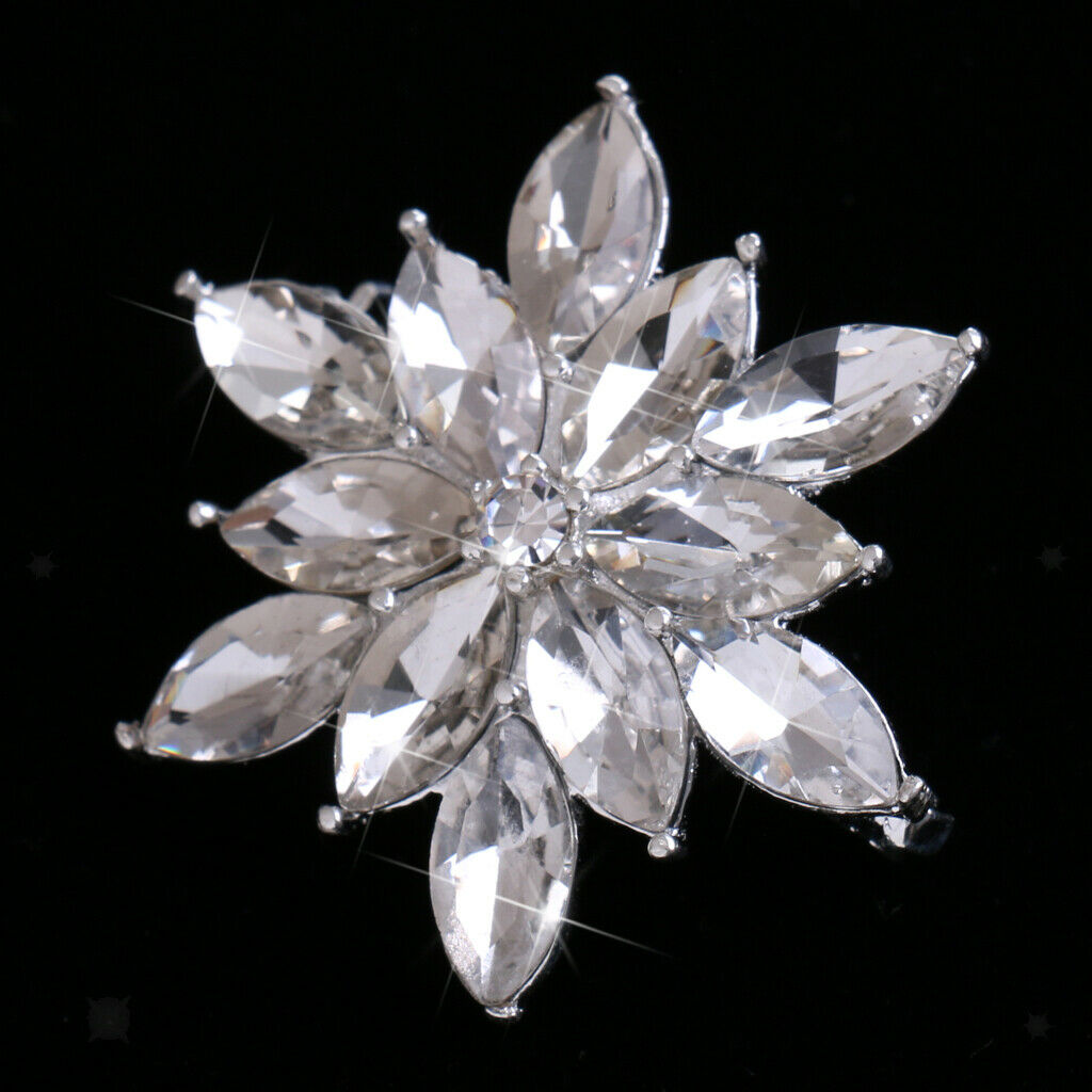 Snowflake Wedding Christmas Brooch Pin Men Women Broach Pin Jewelry