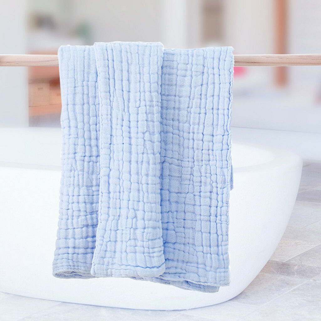Soft Muslin Cotton Baby Bath Towels Infant Swaddle Blanket Bathing Towel