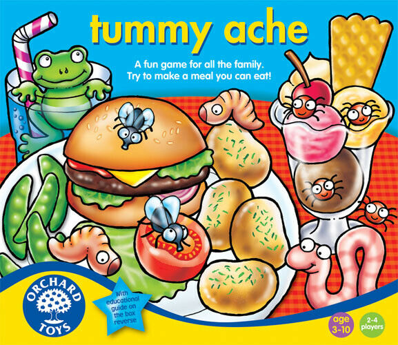 Orchard Toys 033 Tummy Ache  Kids Childrens Toddler Fun Learning Game 3 - 10 Yrs