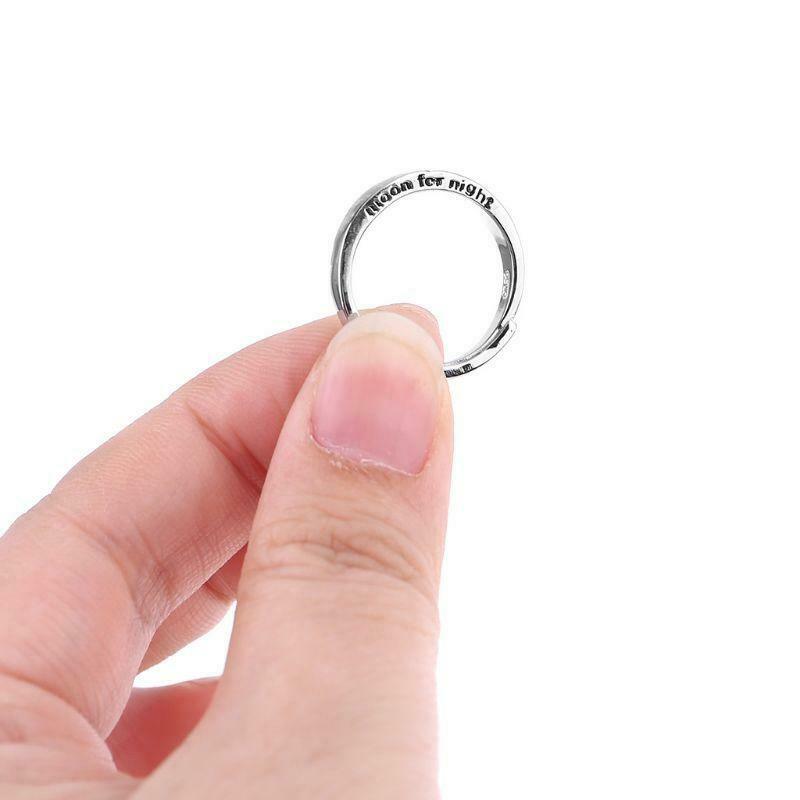 Sun and Moon Lover Rings Couple Set Promise Wedding Bands for Couple Lovers 2Pcs