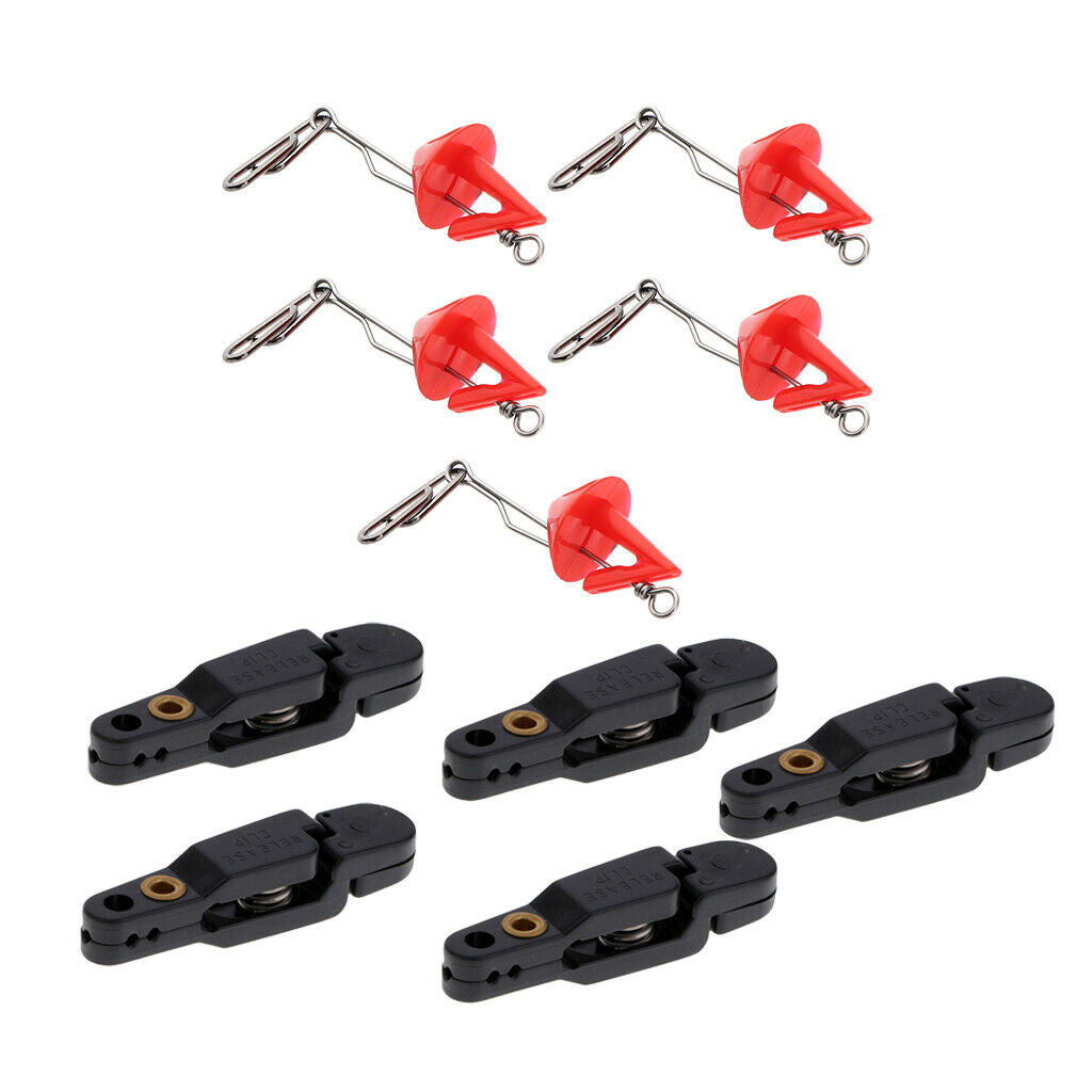 5x Terminal Tackle Snap Bass Cod Lure & 5x Hook Release  Detacher