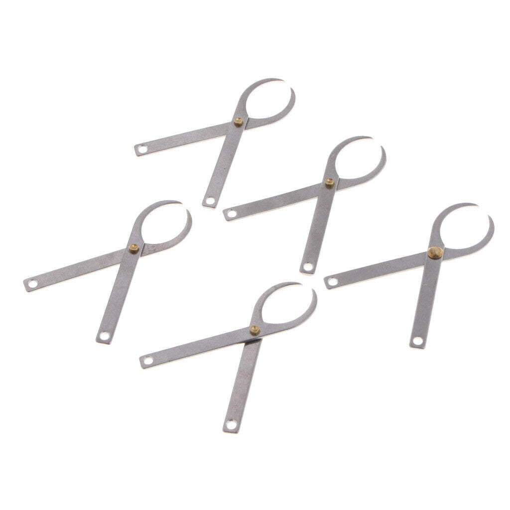 5pcs Stainless Steel Clip Carp Fishing Bait Feeder Baiting Clamp Pliers