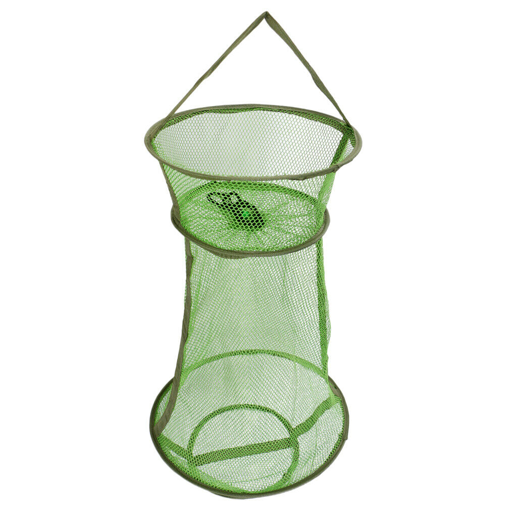 Fish Shrimp Minnow Cage Fishing Bait Trap Cast Dip Net Cage Fish Basket
