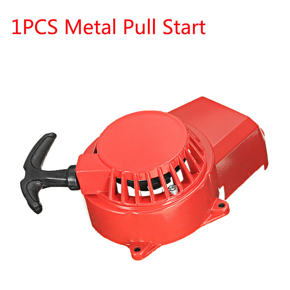 1x Red Metal Pull Starter 47cc 49cc For 2 Stroke Engine ATV Motorcycle Scooter