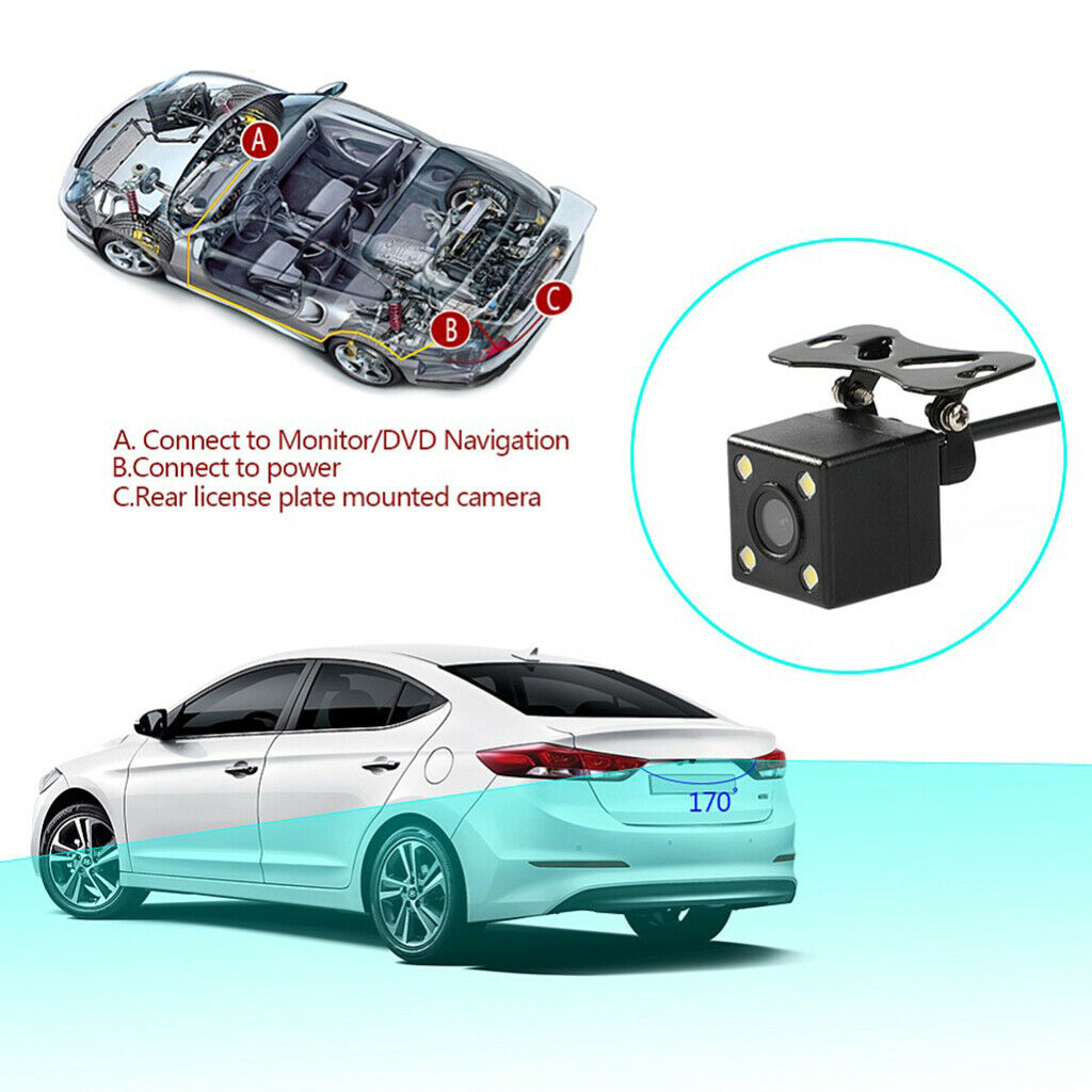 2 Din 7'' Touch Screen Car MP5+ 12 LED Rear View Camera Parking Night Vision