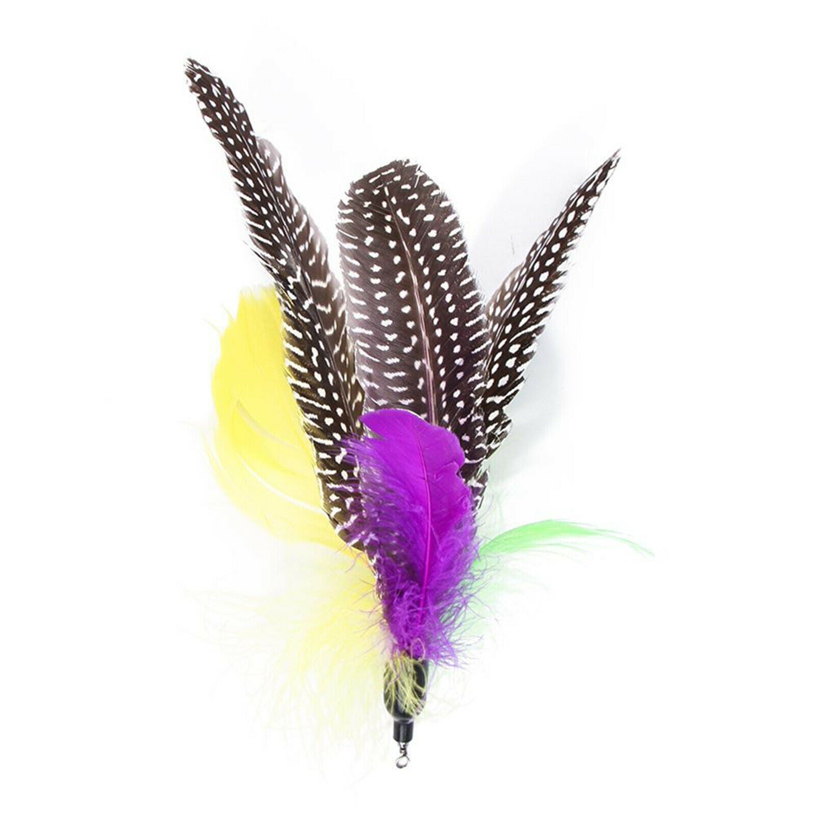 Set of 10pcs Cats Feather Interactive Teaser Retractable Wand Toys Exercise