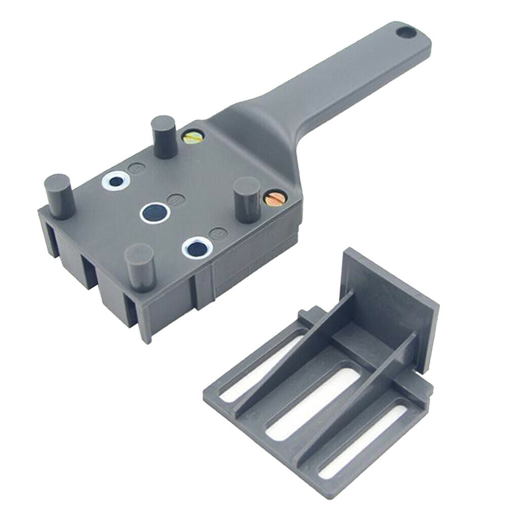 Handheld Dowel Jigs Fits 6mm 8mm 10mm Drill Guide, Metal Sleeve Wood Drilling