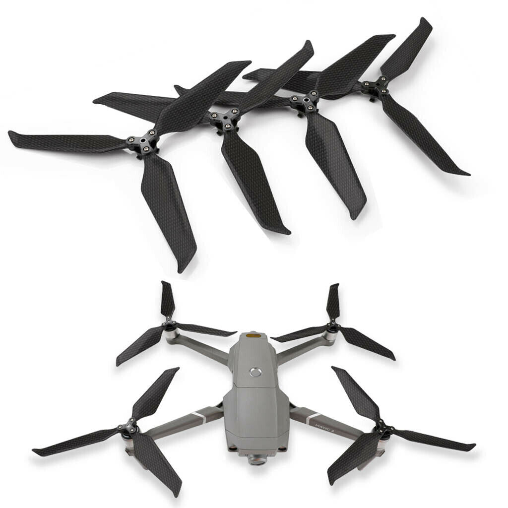 Carbon Fiber 8743 3-Leaf Propeller Prop Replacement for DJI Mavic 2 PRO/ZOOM