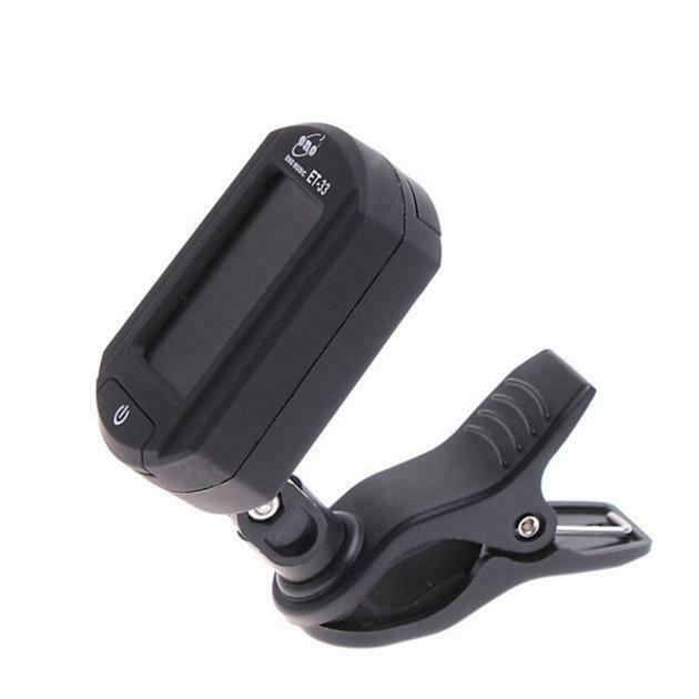 Turning 360Â° LCD Digital Tuner for Chromatic Guitar Bass Violin Ukulele