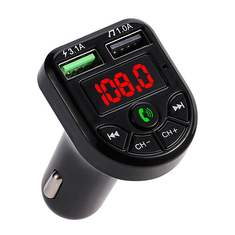 Auto Bluetooth 5.0 FM Transmitter Car Kit MP3 Modulator Wireless Handsfre.l8