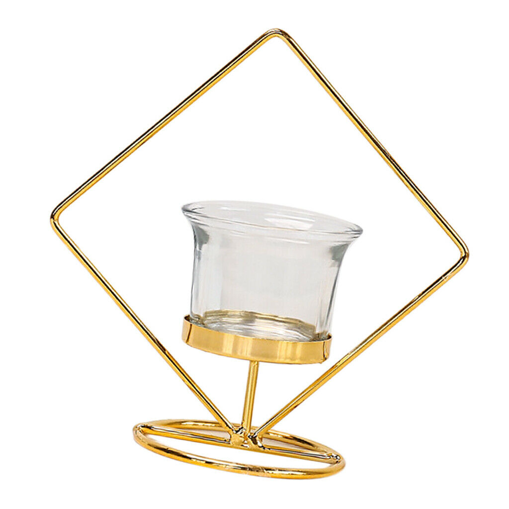 Candle Holder Table Centerpiece Photo Props Dinner Party Decor Square/Round