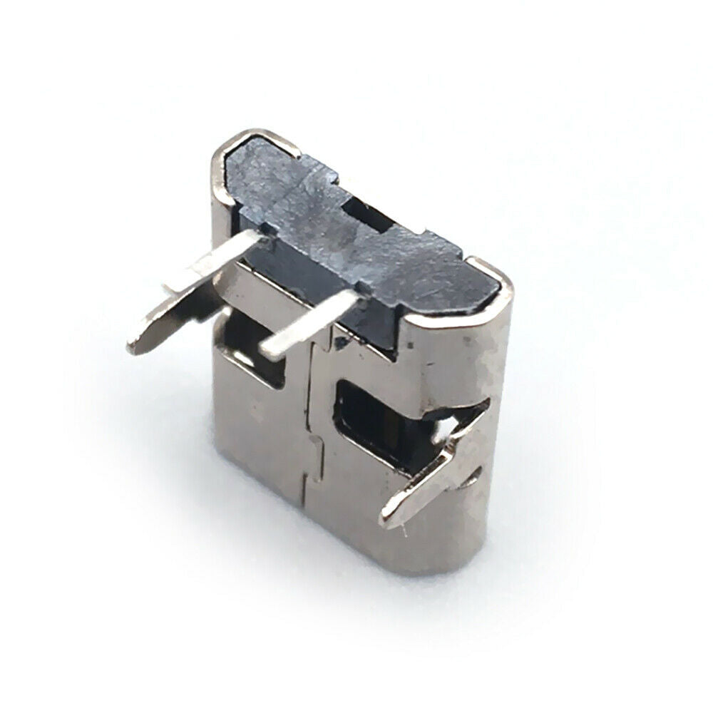 20PCS 2 Pin DIP 90 Degree USB Connectors Plastic Shell Micro USB Connector