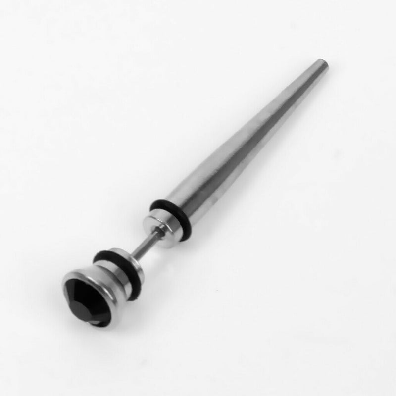 1 Piece Mens Hypoallergenic Stainless Steel Punk Screw Earrings Ear Stud