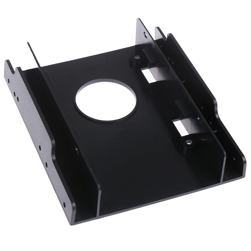 1Pc 2.5" SSD HDD dock to 3.5" hard drive bay plastic mounting kit adapte .l8