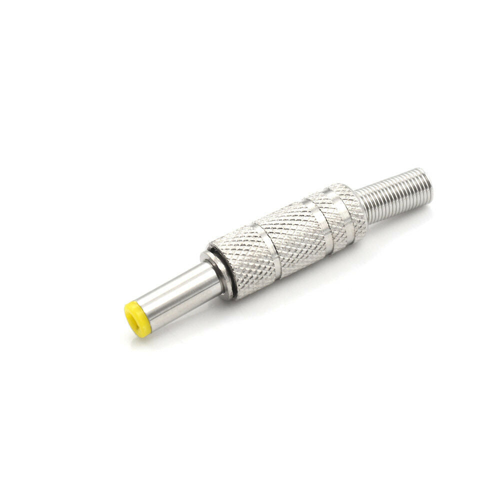 Metal  5.5x2.1mm/5.5mm * 2.5mm  DC Power Male Plug Jack Adapter Connector.l8