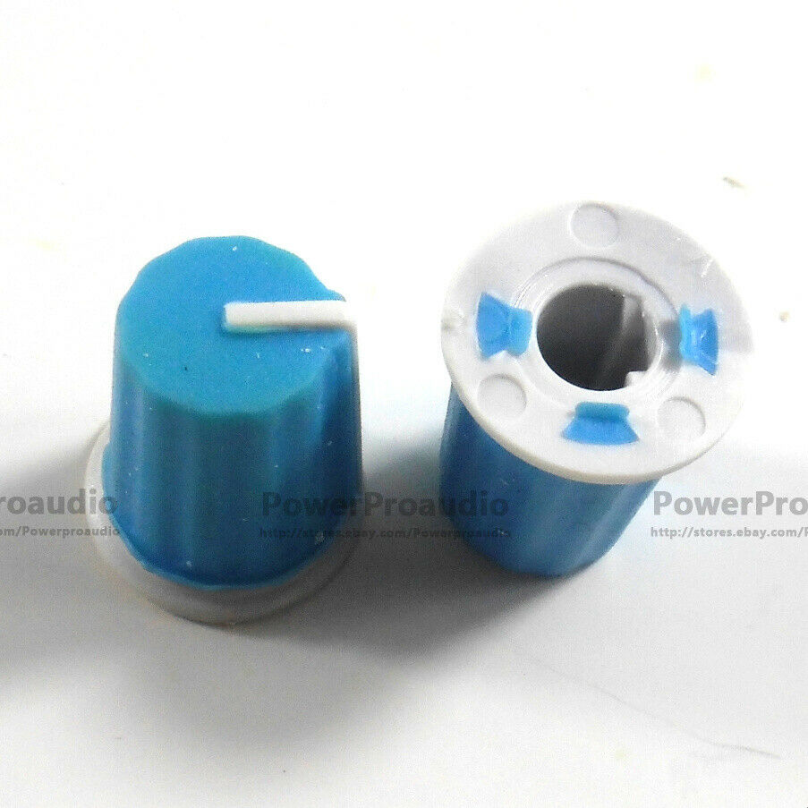 100 x Blue EQ Rotary Knob - DAA1176 DAA1305  For Pioneer DJM800 900 2000 NXS