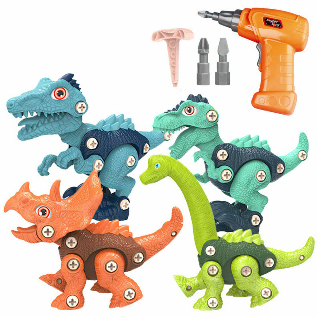 Take Apart Dinosaur Assembling Toys w/ Screwdriver DIY Animal Construction