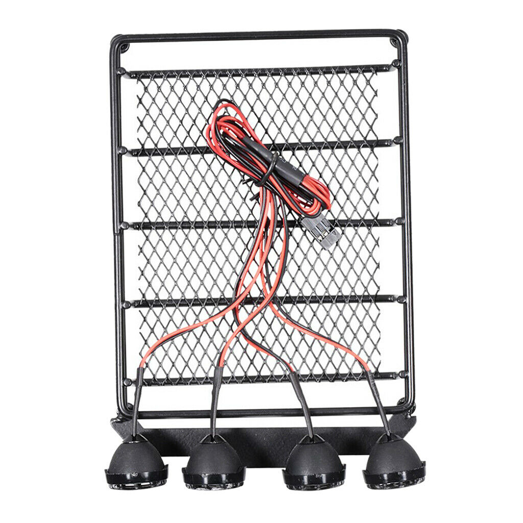 1:10 Roof Rack Luggage &Light Bar for RC HPI CC01 AXIAL SCX10