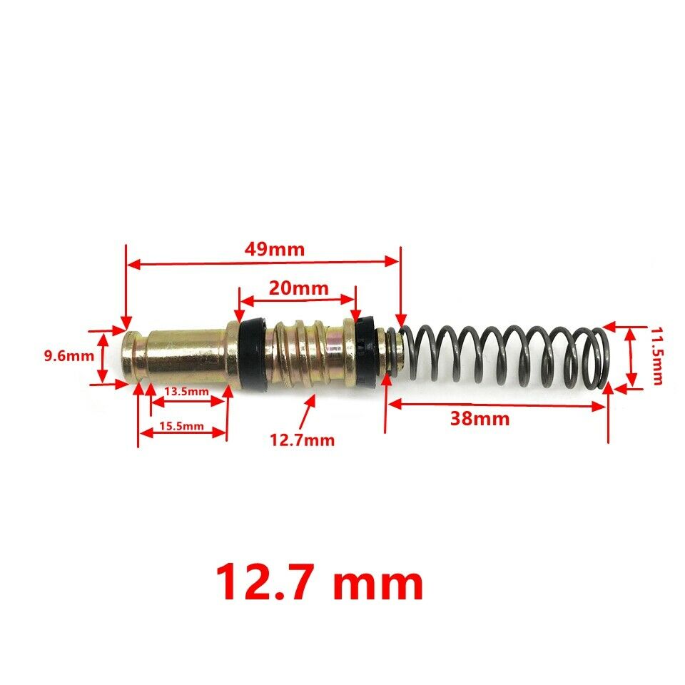 1 Set  Motorcycle Pump Brake Pump Piston Oil Dust Seal Ring Repair Kit 12.7mm