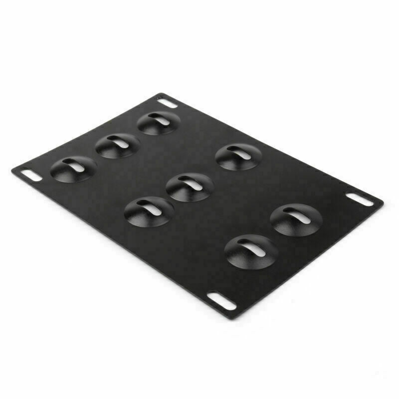 1PC Car Black Front Bumper Tow Hook License Plate Mounting Bracket Universal CN