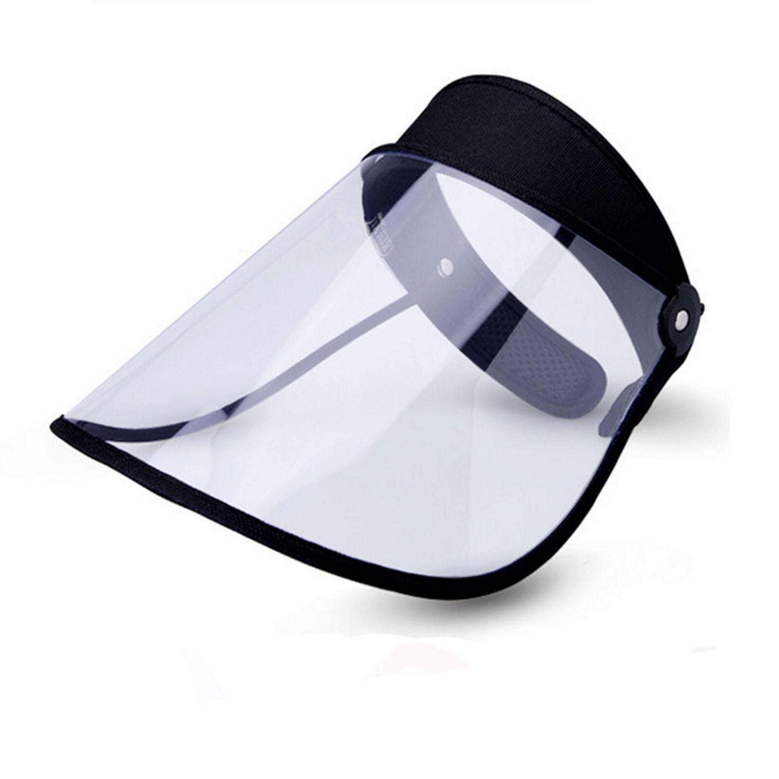 1X Fisherman Cap Protective Clear Cover Saliva-proof Dust Proof Sun Visor Hat