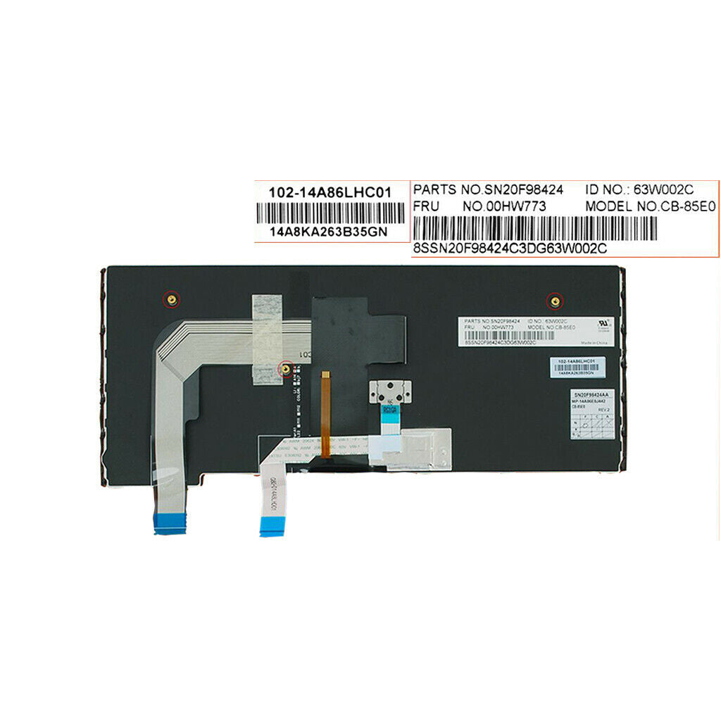 Spanish Layout Keyboard for Lenovo Ideapad yoga 2 13 14