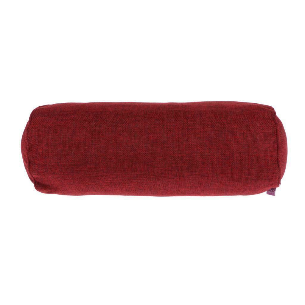 Breathable Sleeping Spine Lumbar Neck Pillow Cervical Bolster /Red
