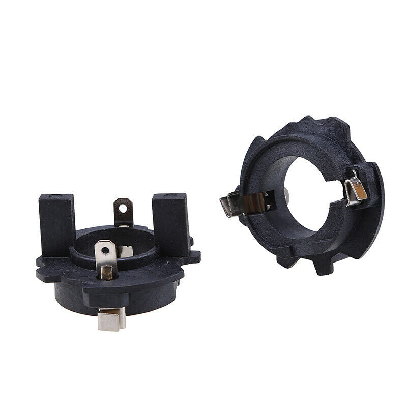 2Pcs H7 LED Headlight Bulb Adapter Holder Socket Base Cover For VW Golf Mk5