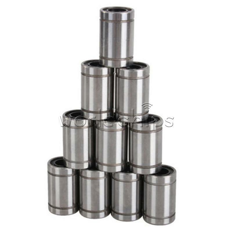 2PCS Practical Inscribed Circle 8mm LM8UU Linear Ball Bearing Bush Bushing New