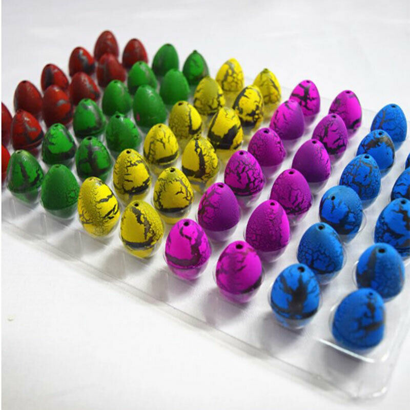 2pcs Magic Hatching Growing Dinosaur Eggs Child Kids Water Growing Dinosa.l8