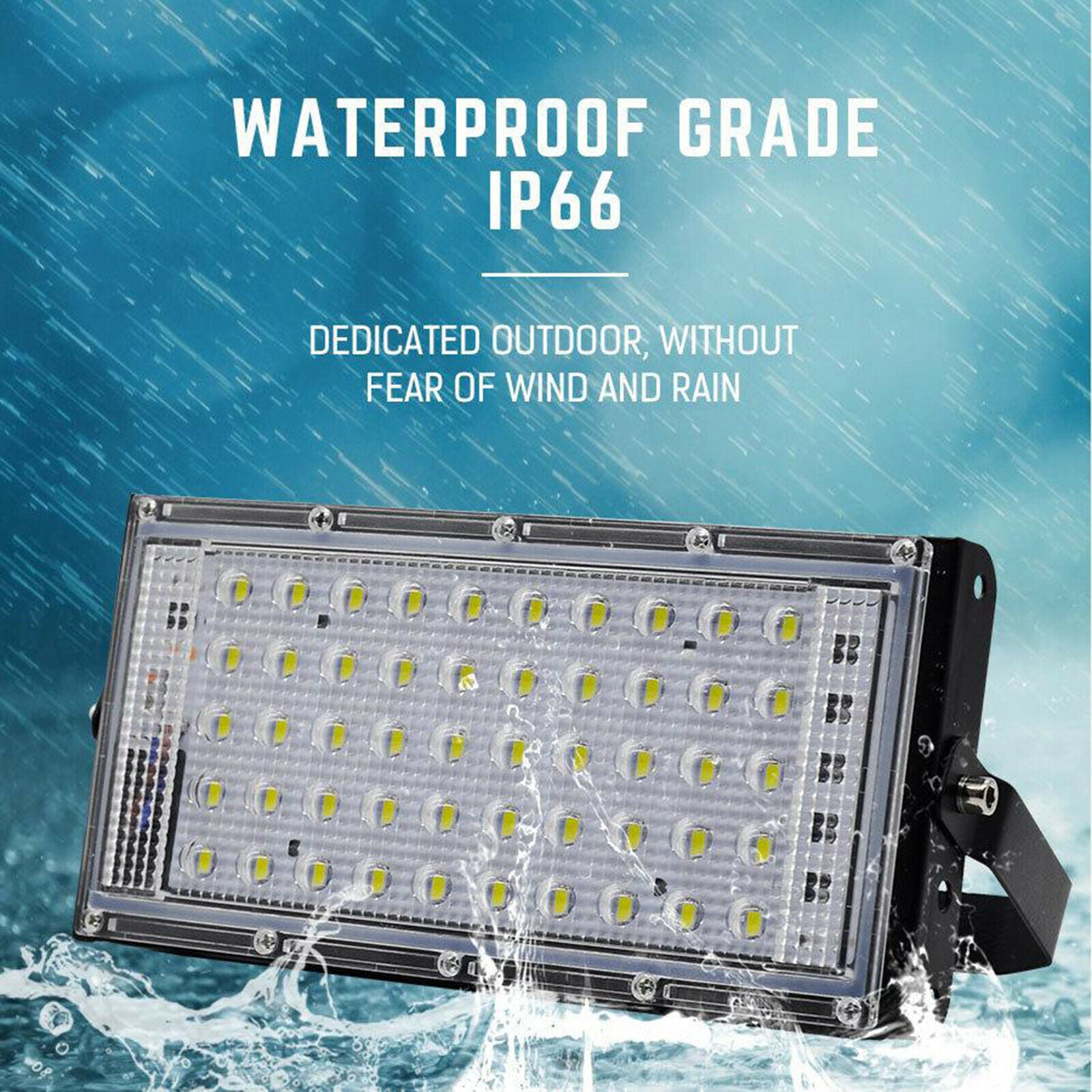 50W Led Flood Light IP66 Waterproof Outdoor Floodlight Red Light