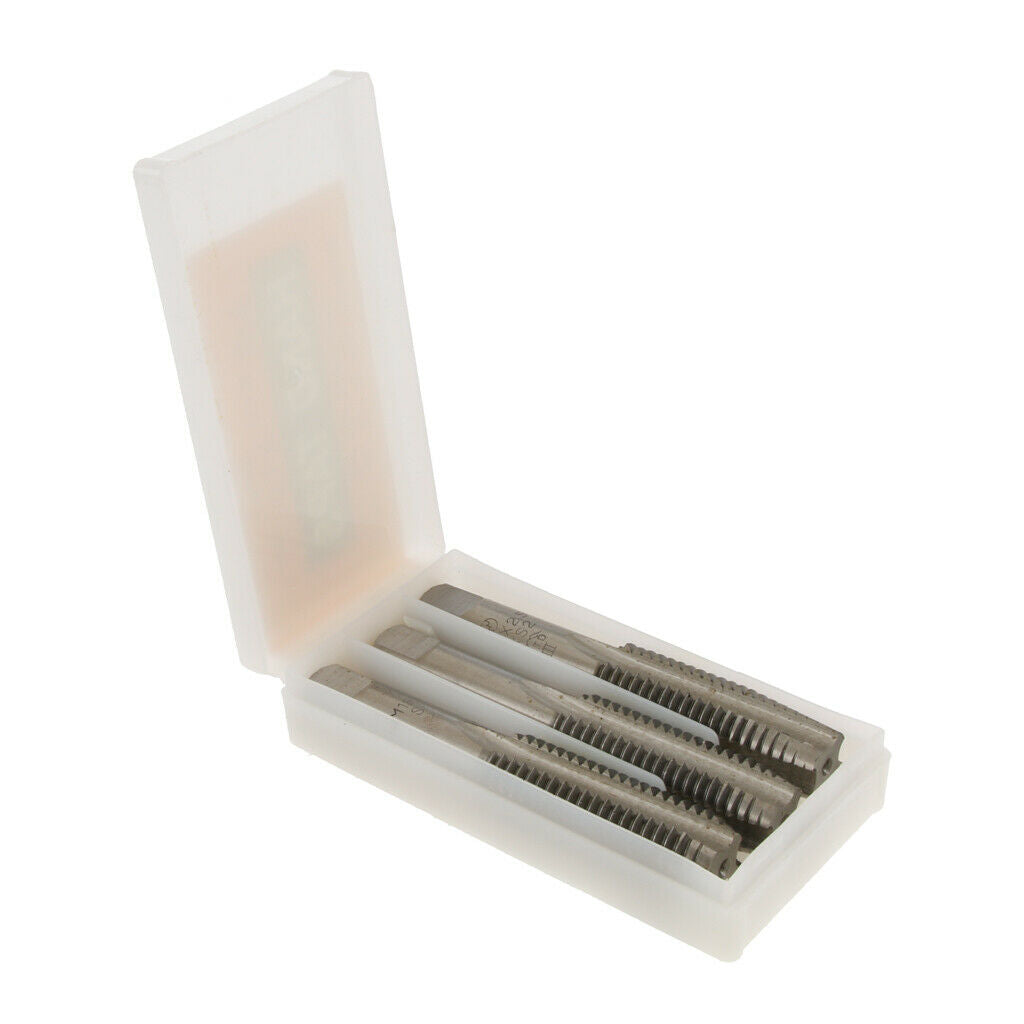 3 pcs M18x2.5 High Speed Steel Hand Tread Tap  Machine Plug Taps Set