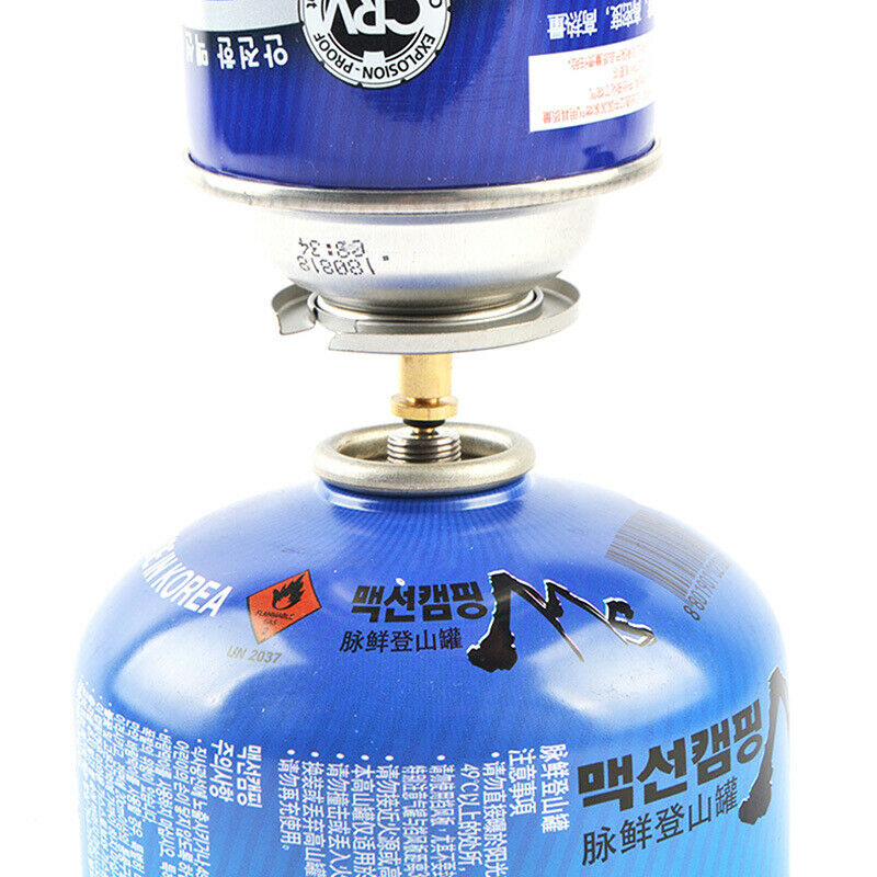 Camping Gas Stove Outdoor Gas Burn Adapter Cylinder Tank Gas Inflate Butane DF