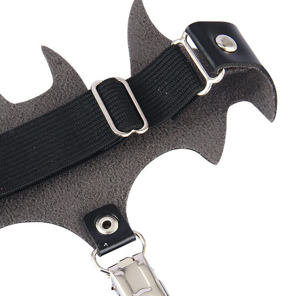 2x Gothic Black Leg Ring Bat Wings Leg Garter Belt for Women Halloween Gifts