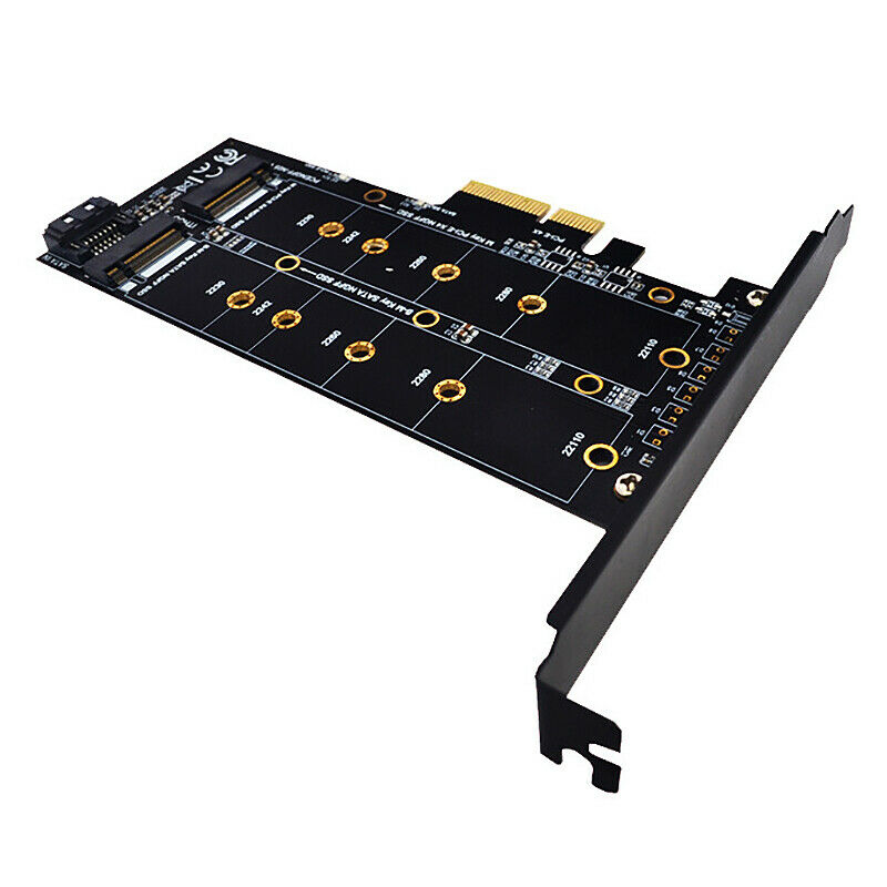 M.2 NVMe SSD NGFF to PCIE X4 Adapter Card M Key-B Dual Interface Expansion CG2W8